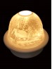 Winter Scenery Candle Dome Light w/Candle Plate